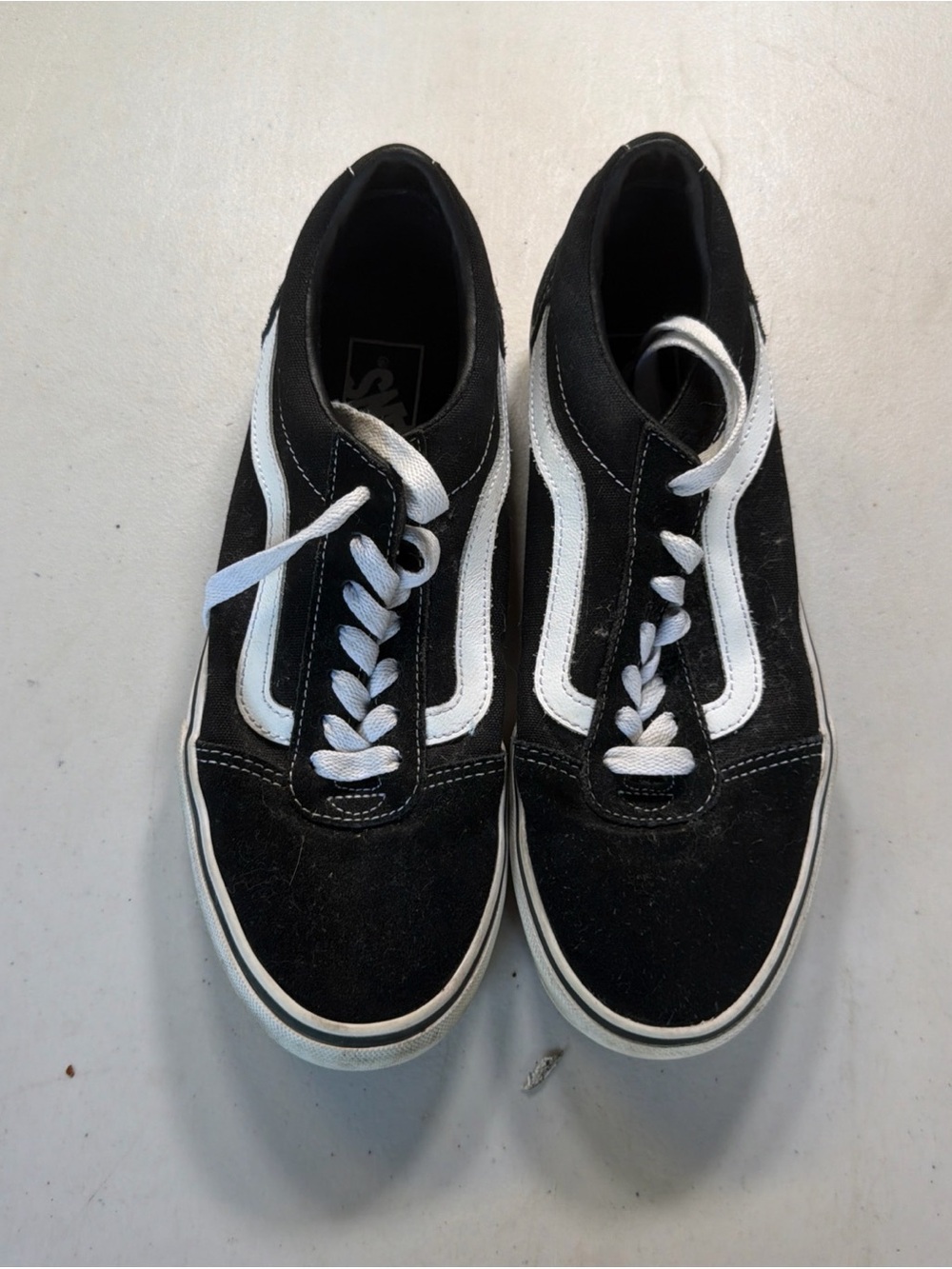 Vans Black & White Old Skool Men's Skate Sneakers